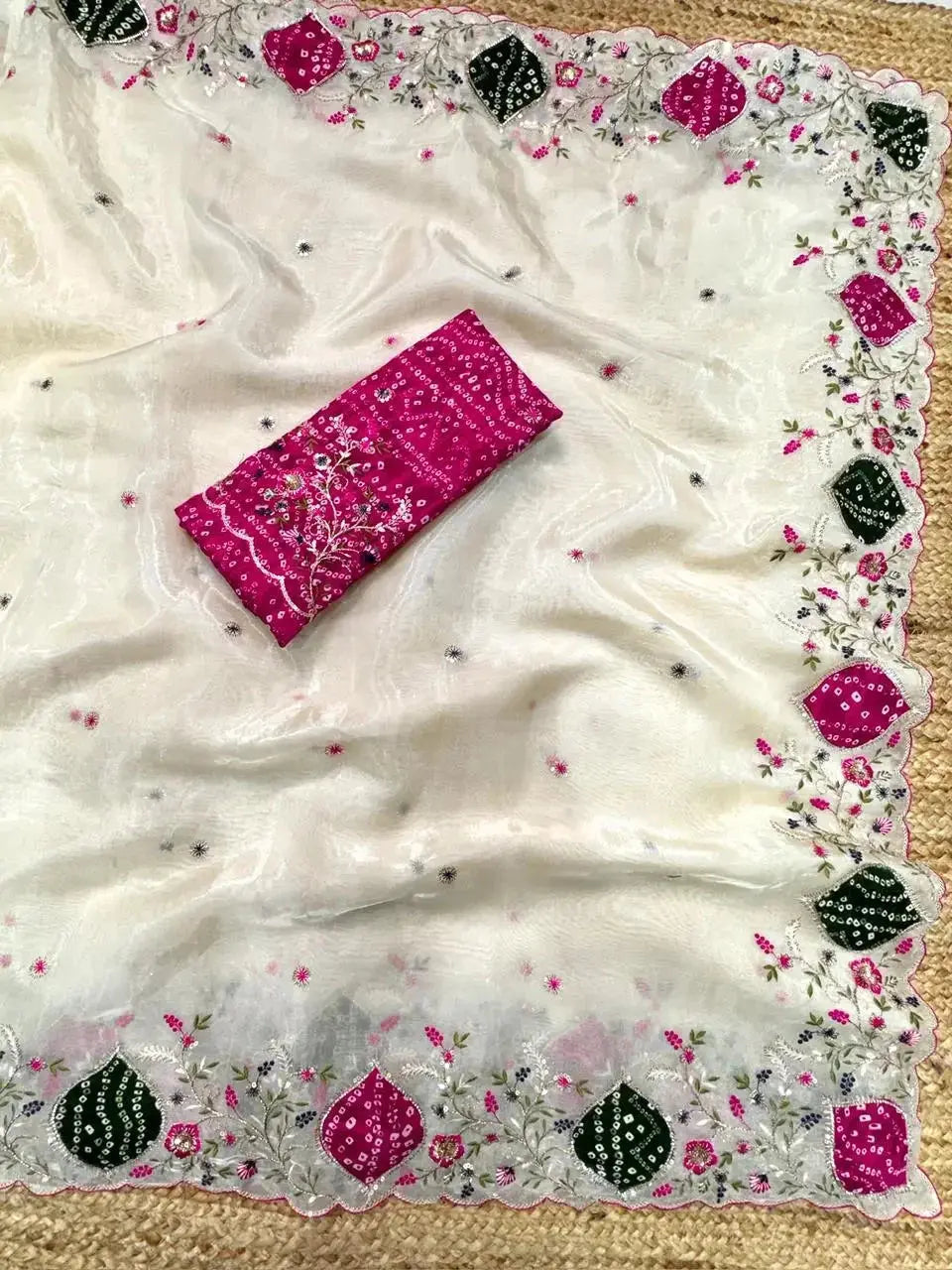 Designer Velvet Cutting Work Pearl Lace Super Sonic Crush Saree Blouse Designs - RPD Fashion