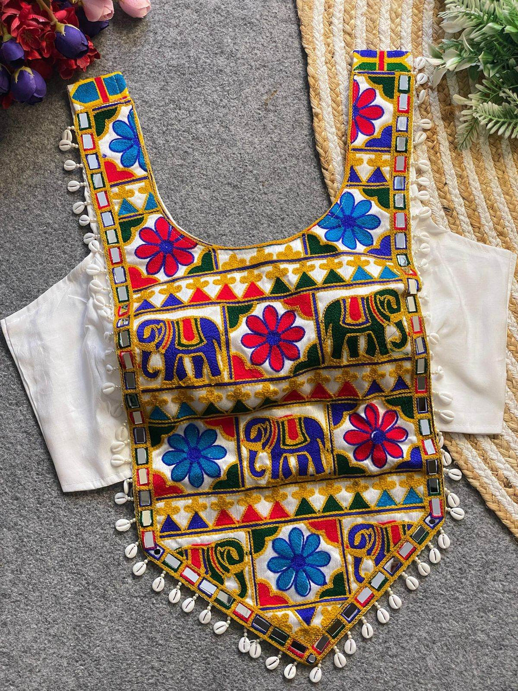 Halter Neck Style Real Shell Blouse for Work and Parties - Rpd Fashion