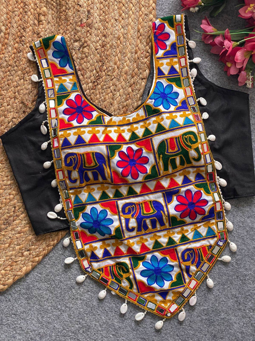 Halter Neck Style Real Shell Blouse for Work and Parties - Rpd Fashion