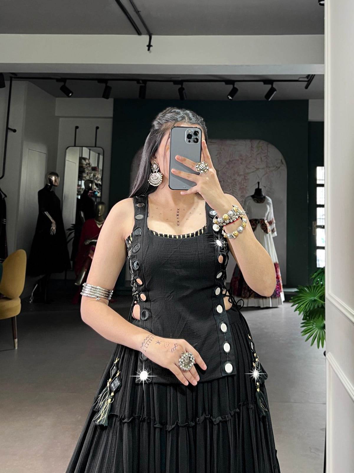 Navratri Collection Black Lehenga Choli - Rpd Fashion